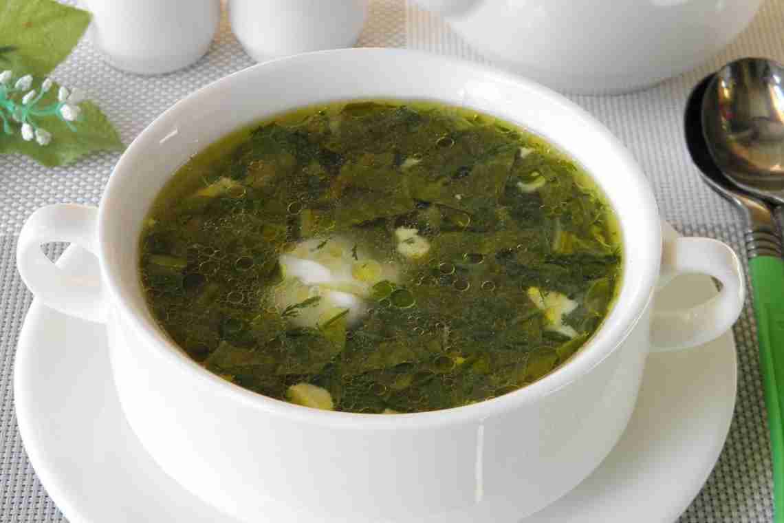 Зелений суп зі щавелем і яйцем: як зварити смачно і швидко