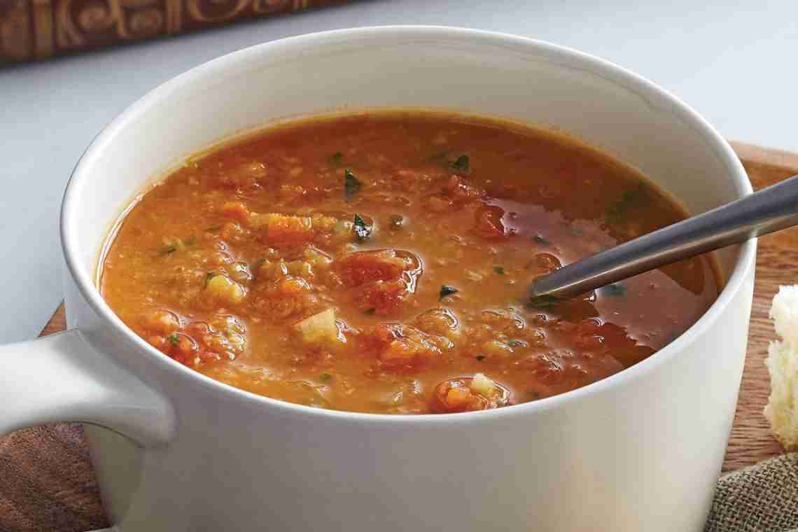 Томатний суп з фасіллю: рецепти приготування смачної страви