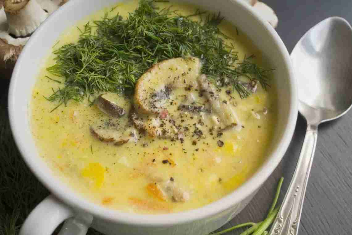 Рецепти сирного супу з грибами: 5 найкращих страв
