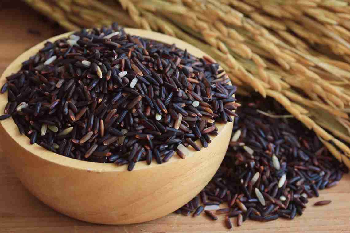 Чорний рис: його користь і шкода, способи приготування