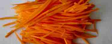Як нарізати моркву соломкою