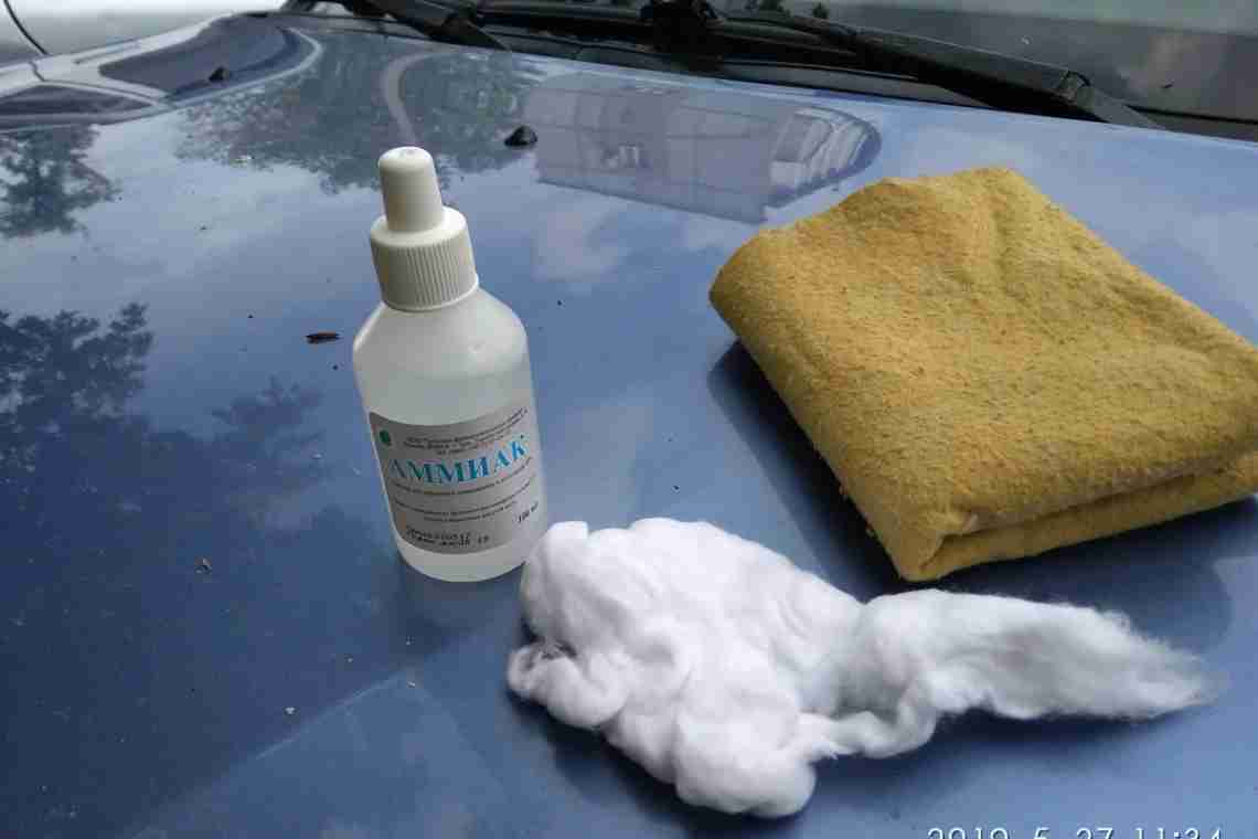Як очистити поверхню автомобіля від свіжої смоли