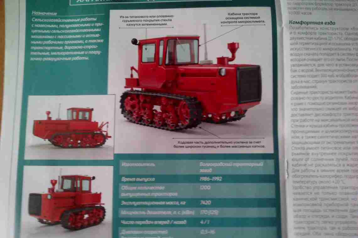Трактор VT-150: характеристики