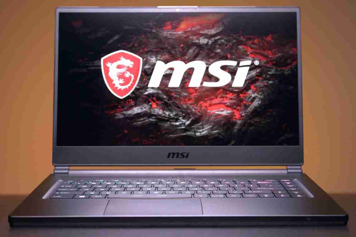 Ігровий ноутбук MSI GS65 Stealth Thin оснащений 144-Гц дисплеєм з вузькими рамками