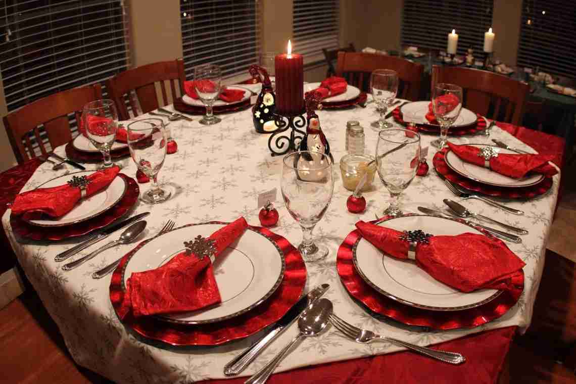 Як правильно сервірувати стіл на Різдво?