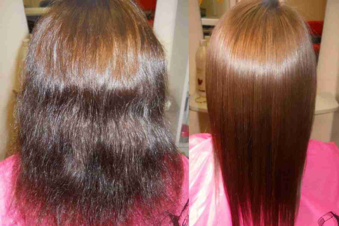 Кератинове ламінування для волосся