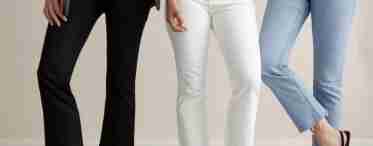 Як правильно носити жіночі класичні прямі джинси з високою посадкою?
