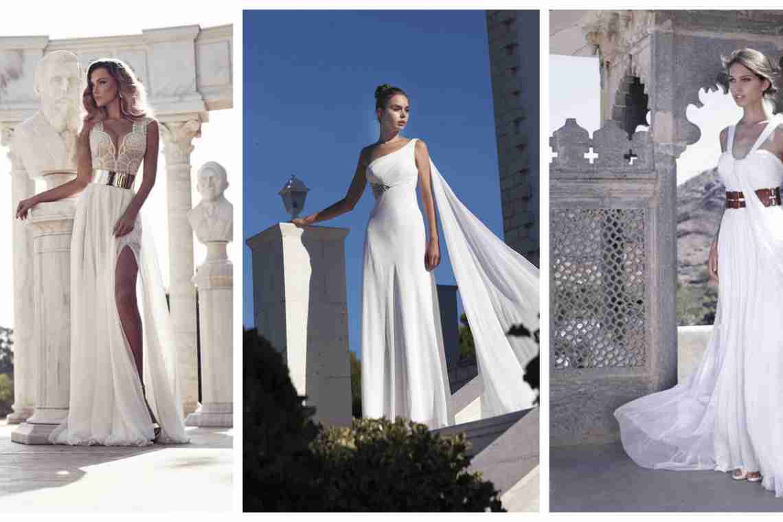 Весільні сукні в грецькому стилі