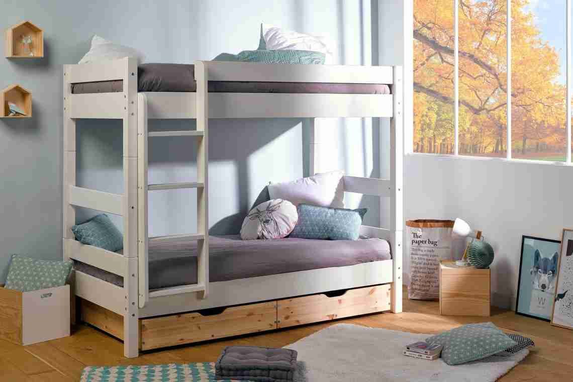 Кутові двоярусні ліжка для дітей