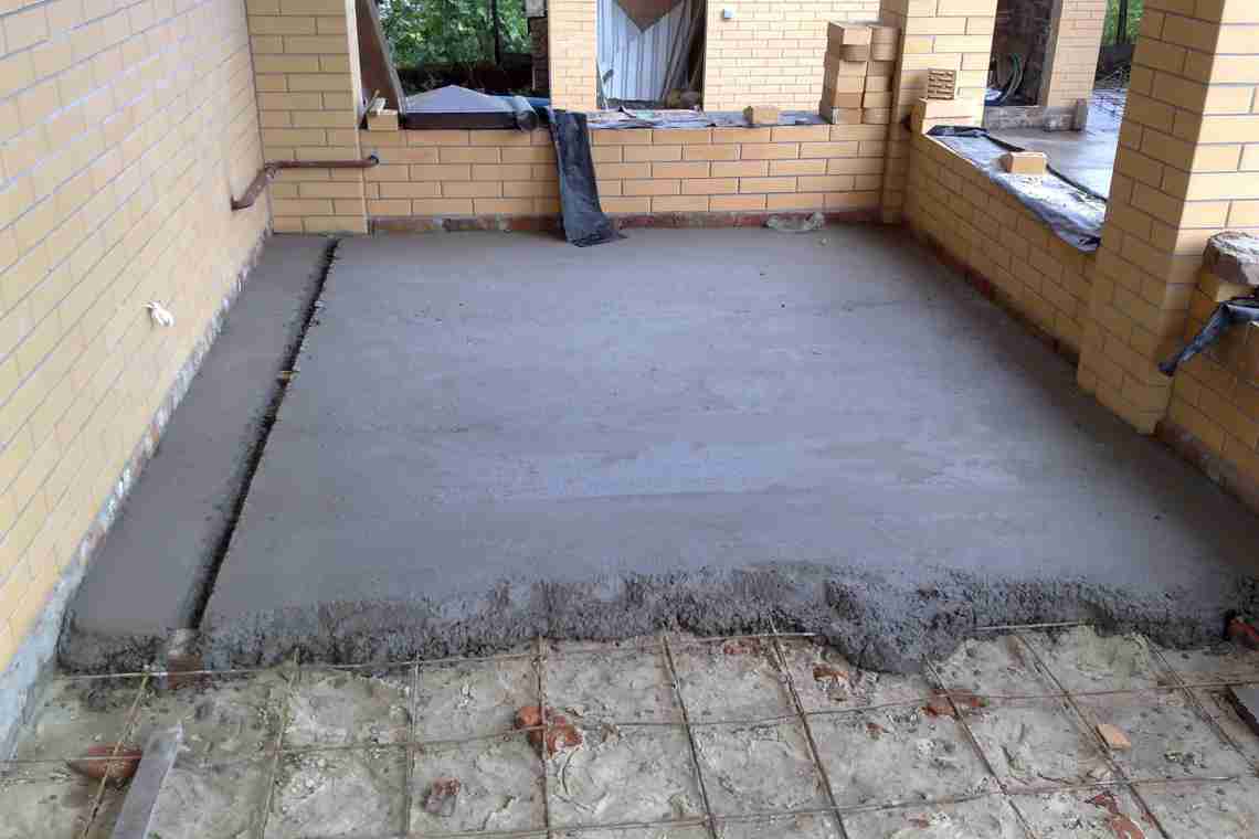 Цементна стяжка підлоги: витрата на 1 кв. м