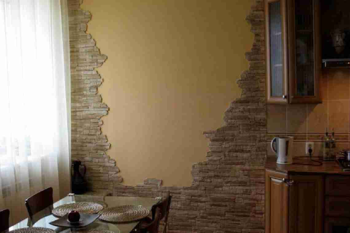 Дизайн стін на кухні