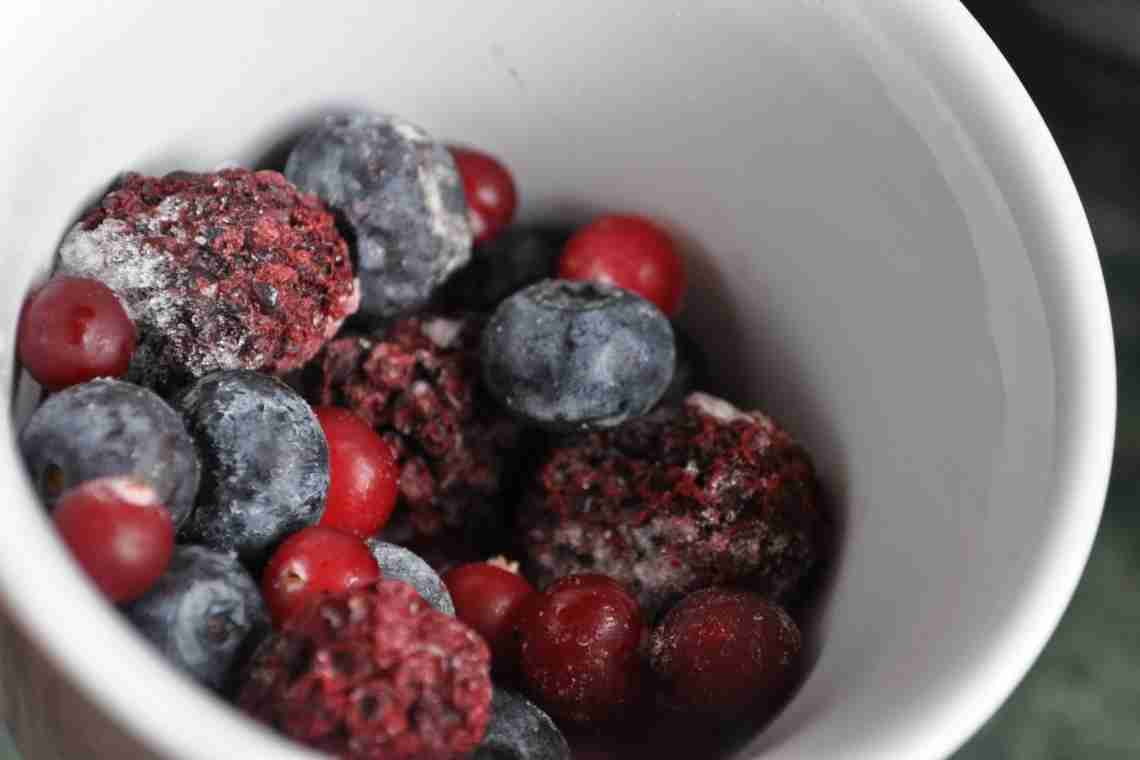 Заморожені ягоди: основні способи заморозки