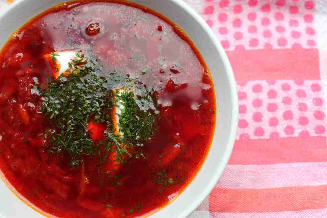 Рецепти приготування супу буряків