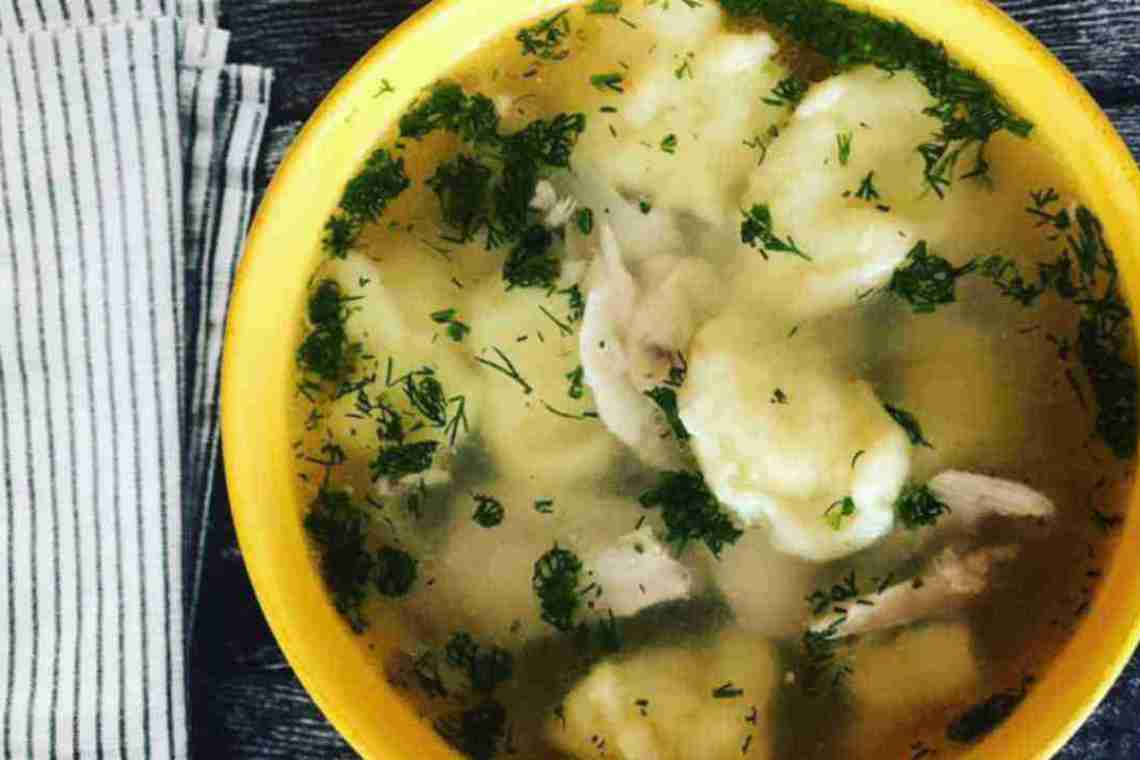 Рецепти супу з галушками