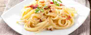 Італійська кухня: Карбонара з беконом. Рецепт приготування