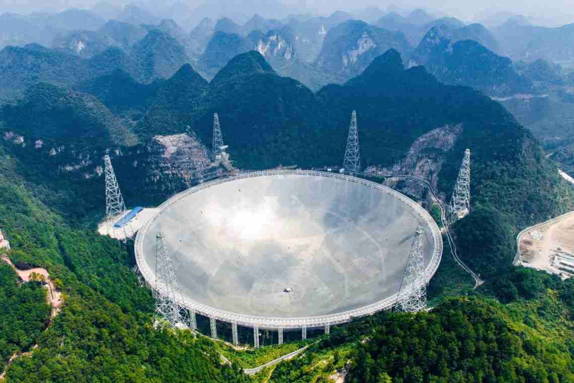 Китай хоче побудувати 5 величезних радіотелескопів і на 50 років обігнати решту світу в радіоастрономії