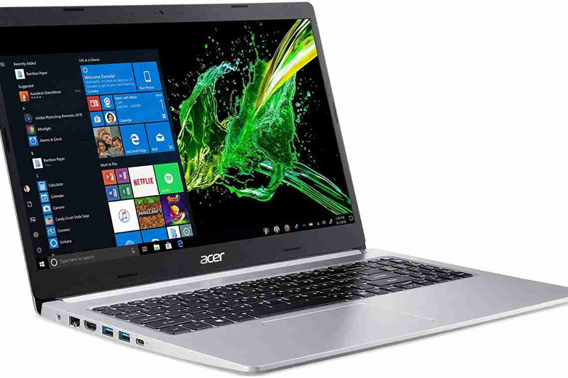 Новий ноутбук Acer Swift 5 з 15,6 "" дисплеєм важить менше кілограма "