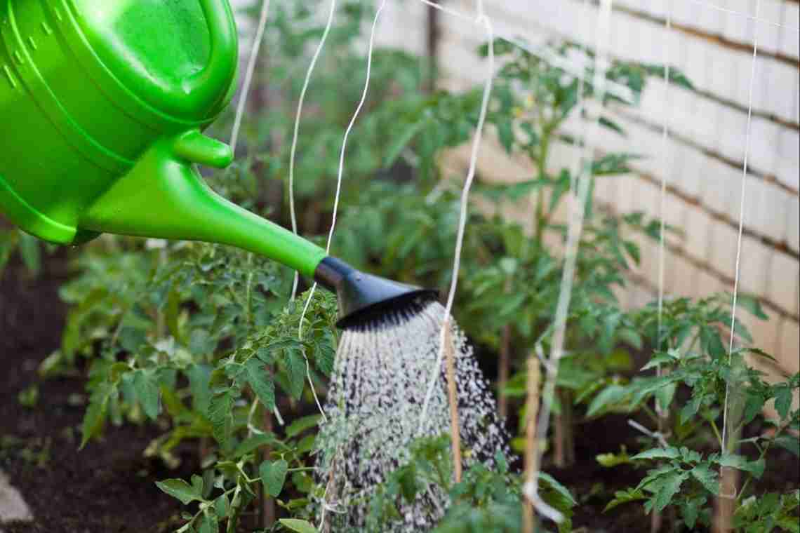 Чем лучше поливать растения: шлангом или лейкой.