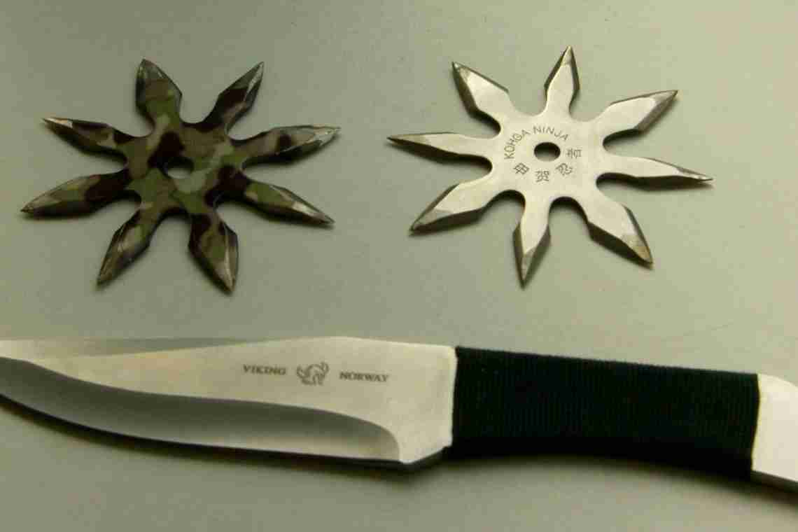 Як зробити метальні ножі