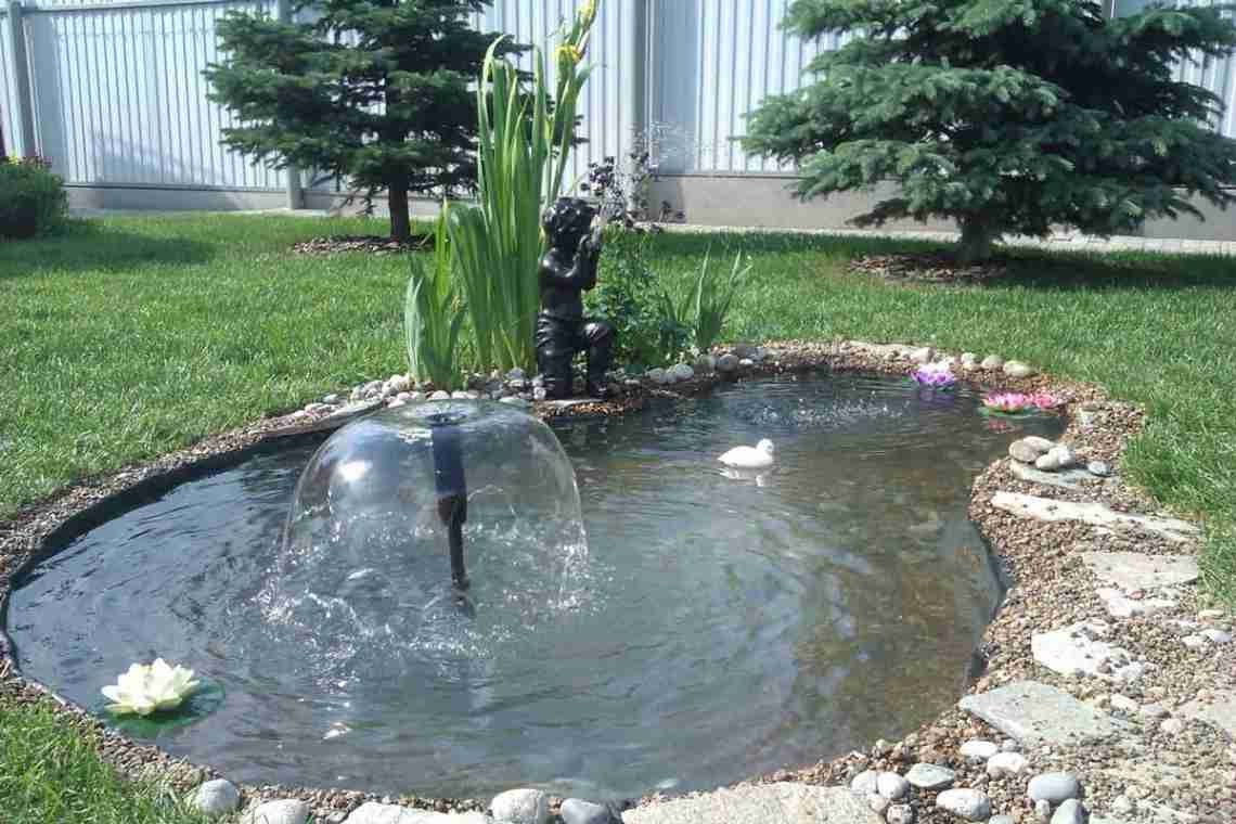 Як підготувати дворовий фонтан або водойму до зимівлі.