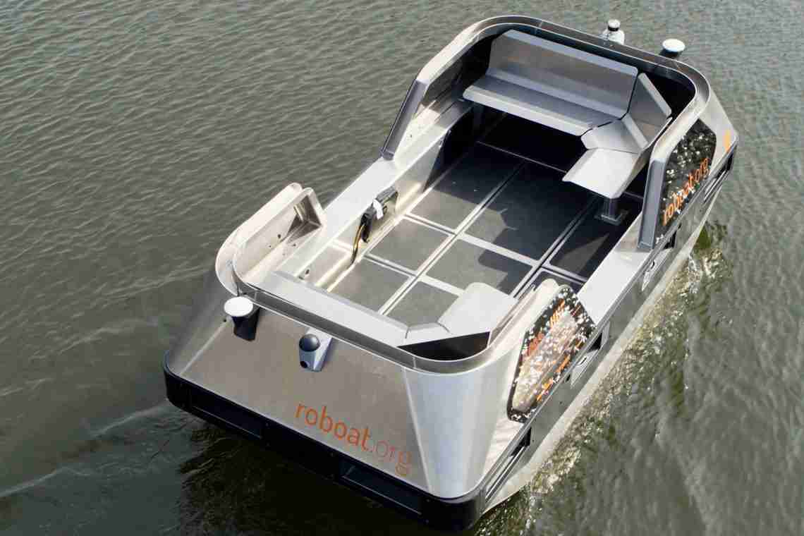 В Амстердамі скоро почнуться випробування безпілотних електричних човнів Roboat