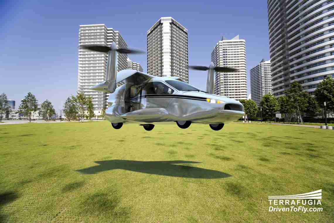 Літаючий автомобіль Terrafugia TF-X постав у новому вигляду "