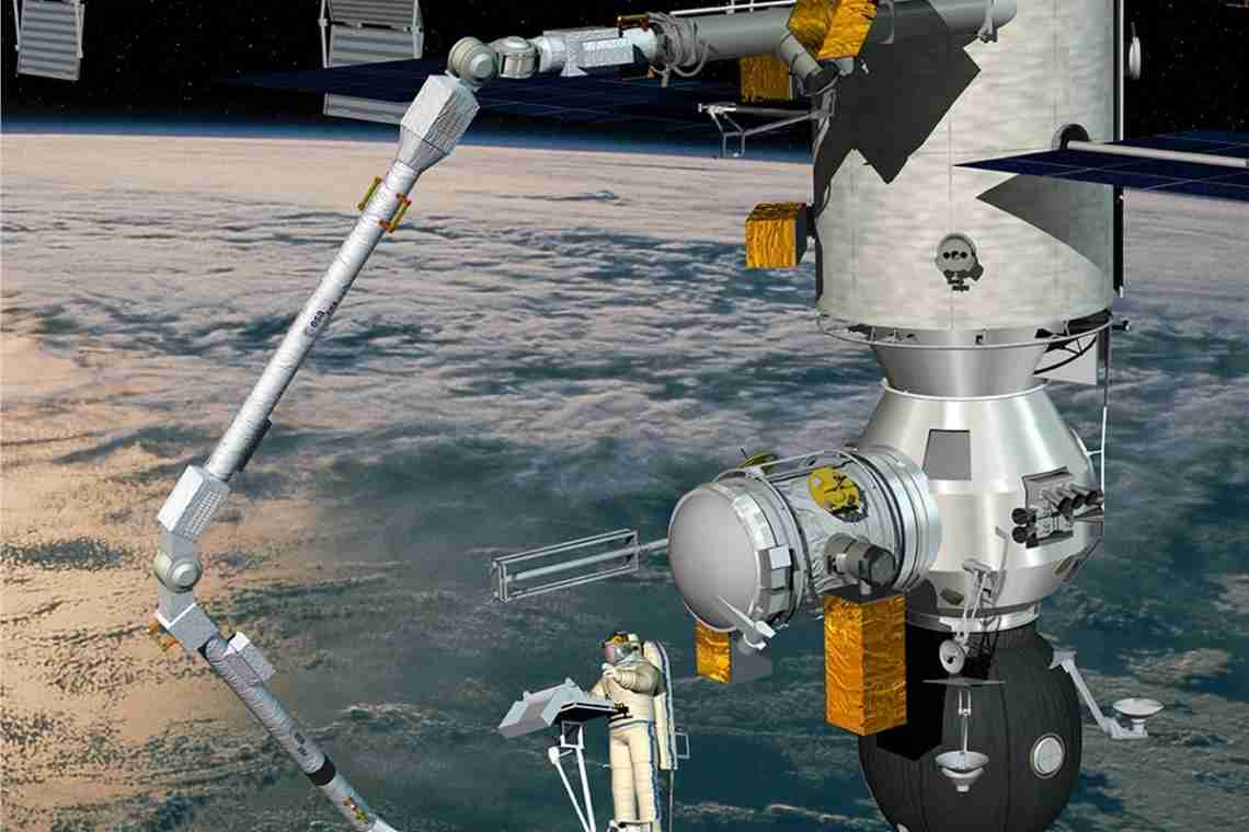 При монтажі обладнання космонавт став інструментом для 10-метрової роборуки на китайській космічній станції