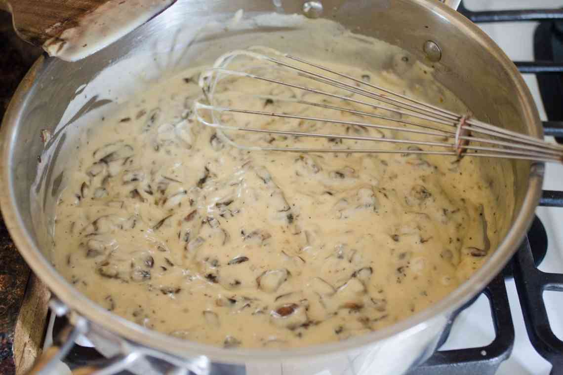 Паста з куркою і грибами в вершковому соусі: рецепт приготування з фото