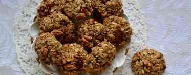 Покроковий рецепт вівсяного печива в домашніх умовах з використанням горіхів і родзинки