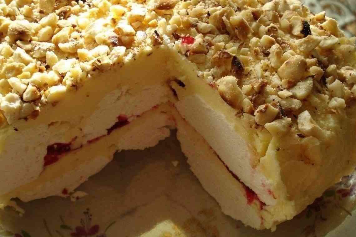 Дізнаємося як правильно приготувати смачний торт із зефіру без випічки?