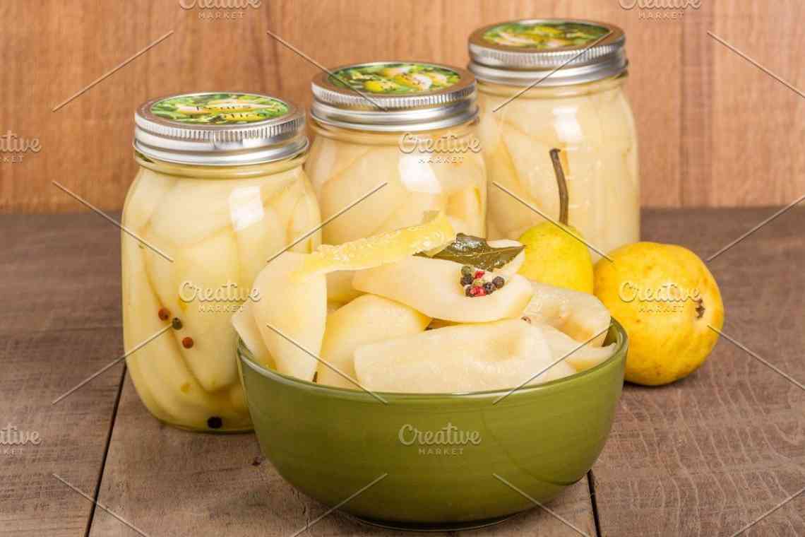 Домашні заготовки з груш: декілька простих рецептів