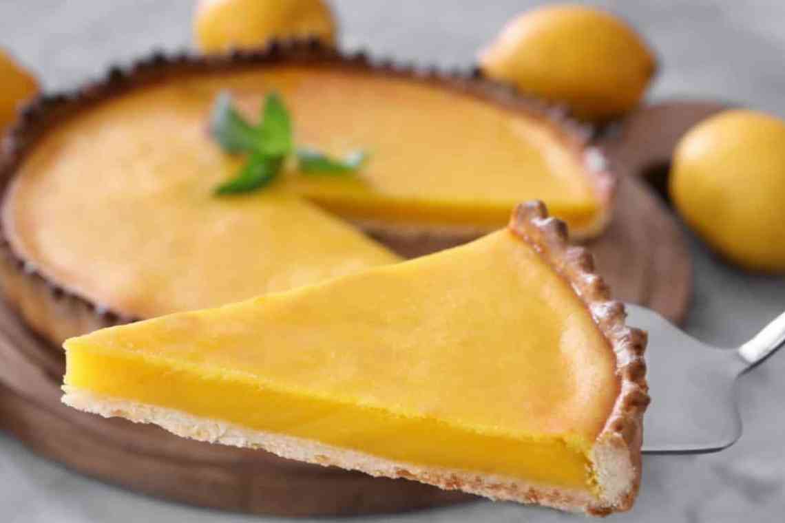 Готуємо французький лимонний і яблучний тарт: рецепт з фото