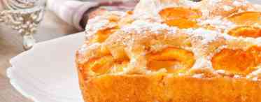 Пиріг з абрикосами і сиром: рецепт
