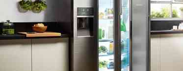 Холодильники з чорного скла
