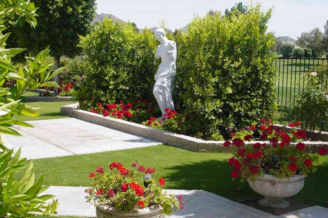 Садова скульптура в дизайні ділянки