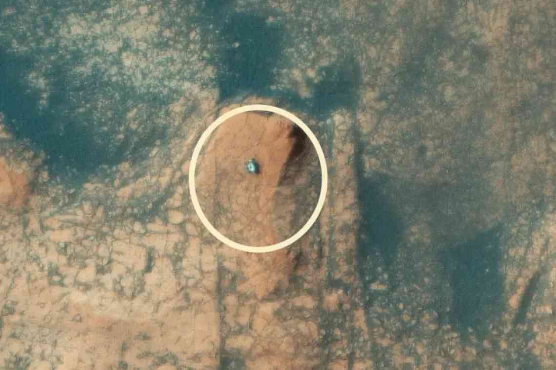 NASA опублікувало знімок марсохода Curiosity на горі Мон-Мерка