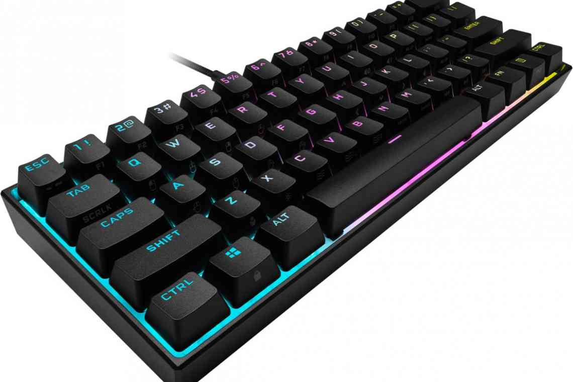 Corsair випустила клавіатуру K65 RGB Mini в незвичайних колірних виконаннях