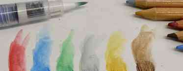 Дізнаємося як малювати акварельними олівцями?