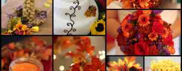 Як декорувати весілля восени
