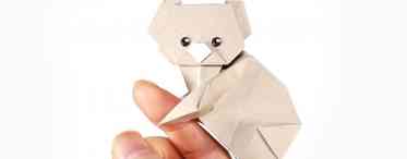 Орігамі-кошеня зробити самому своїми руками