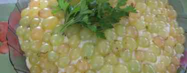 Салат із сиром і виноградом і куркою: рецепт приготування з фото