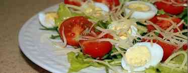 Салат з яйцями і помідорами: рецепт приготування з фото