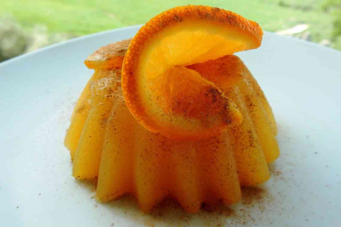 Десерт з апельсинів: рецепт приготування з фото