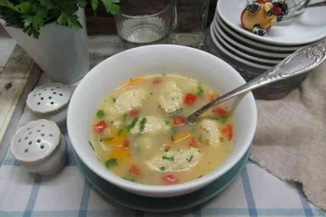 Оригінальний рецепт клецок для супу