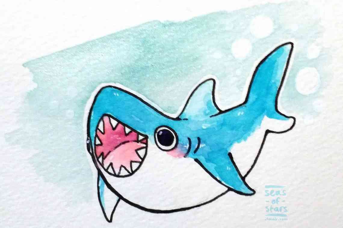 Як намалювати на стіні тату-акулу без навичок малювання?