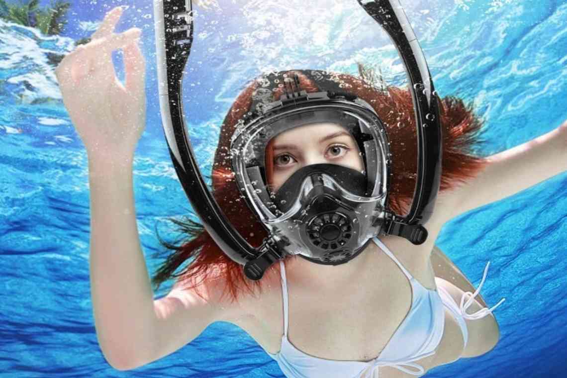 Як використовувати маску для підводного плавання