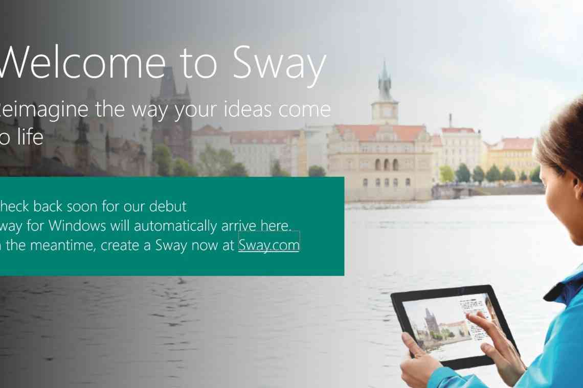 Microsoft представила новий додаток Office Sway для презентацій