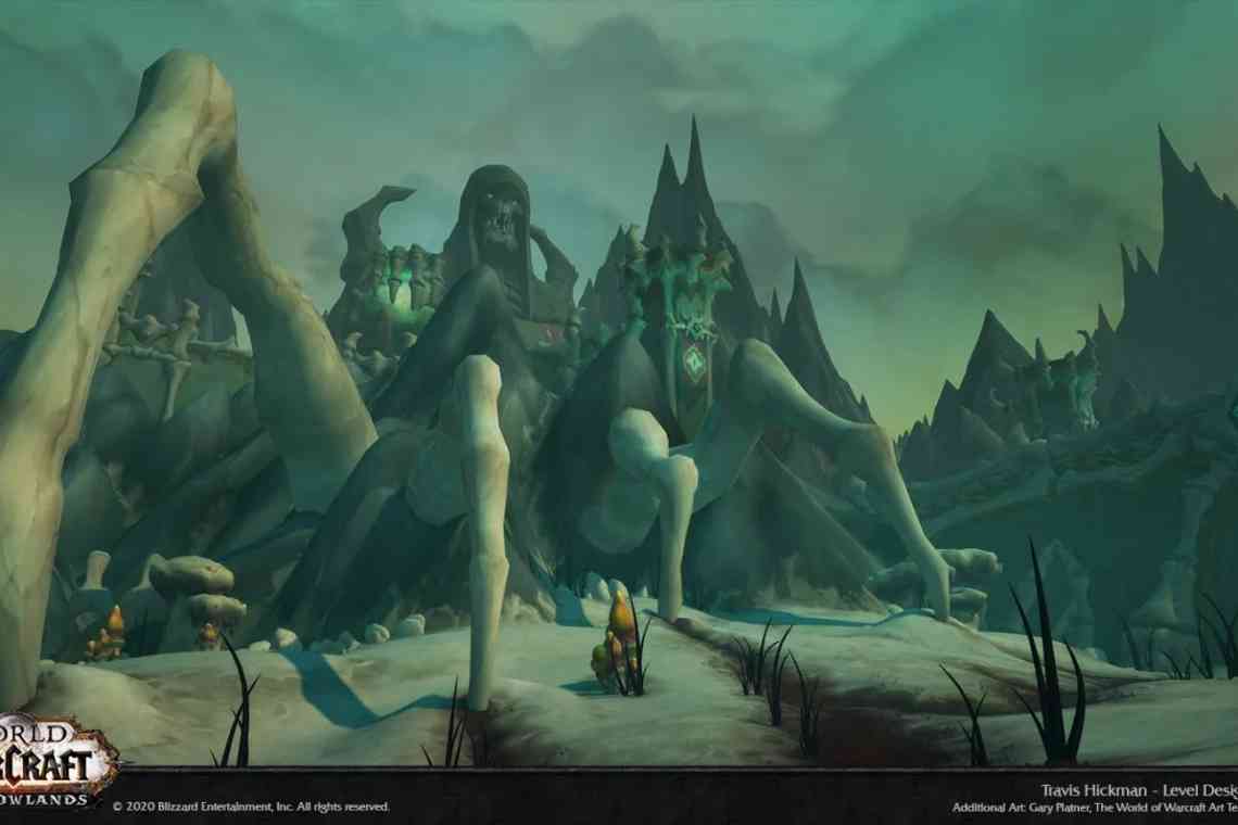 Барвисті скріншоти Бастіону - стартової локації з розширення World of Warcraft: Shadowlands