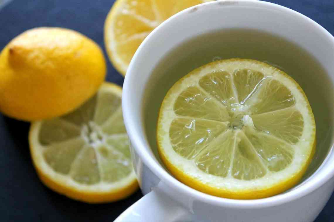 Вода з лимоном для схуднення