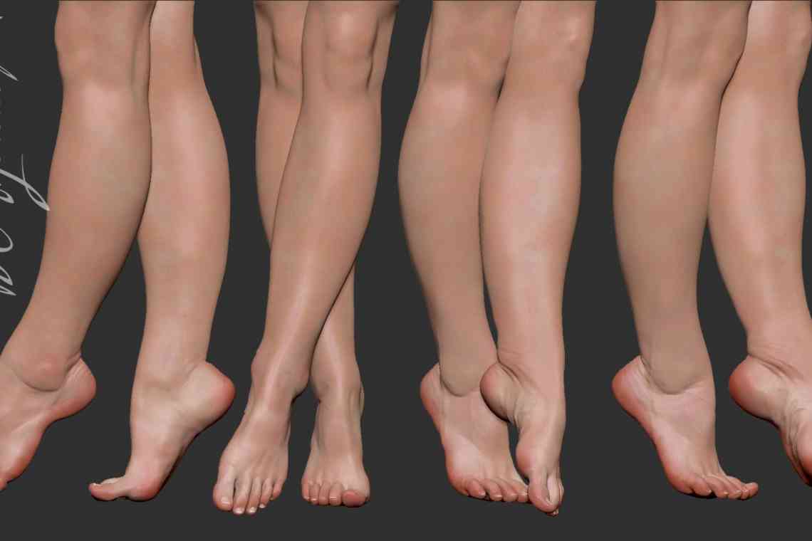 Форма ніг - формуємо ніжки богині